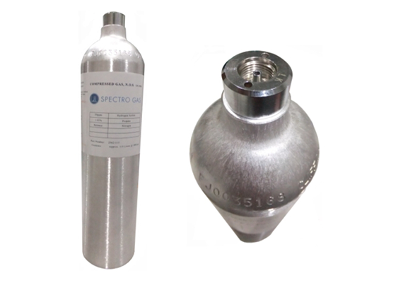 │ Outlet: C10 (5/8” – 18 UNF) │ Max Pressure: 1000 psi (68 Bar) │ Height: 14.25” (362 mm) │ Diameter: 3.53” (90 mm) │ Weight: 2.2 lbs (1kg) │ Cylinder Specification: DOT Specs │