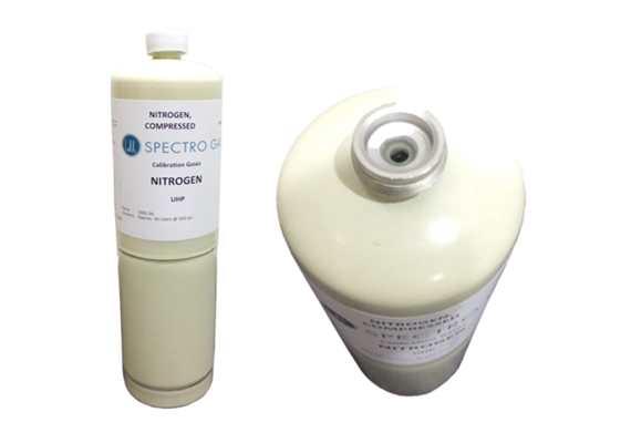 │ Outlet: CGA 600 │ Max Pressure: 500 psi (34 Bar) │ Height: 10.75” (273 mm) │ Diameter: 3” (76 mm) │ Weight: 1.8 lbs (0.8 kg) │ Cylinder Specification: DOT Specs: 39 Steel Cylinder │